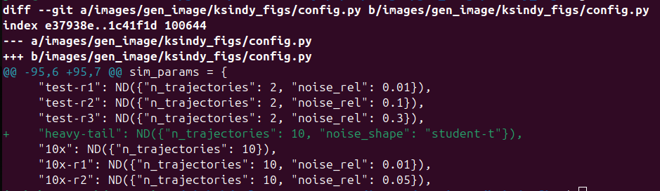 a git diff of a declarative argument definition file